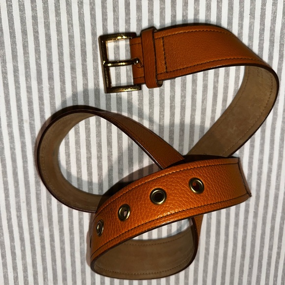 Prada Orange Leather Belt - Picture 4 of 4